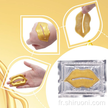 Patchs anti-rides pour masque à lèvres en or 24 carats
